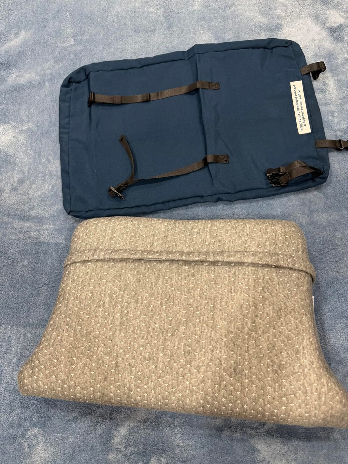 Lunderg CPAP Pillow for Side & Back Sleepers - Memory Foam | Adjustable Height - 2 Pillowcases Included - Reduce Air Leaks & Mask Pressure for Better Sleep - Works with ALL Masks customer photo 2