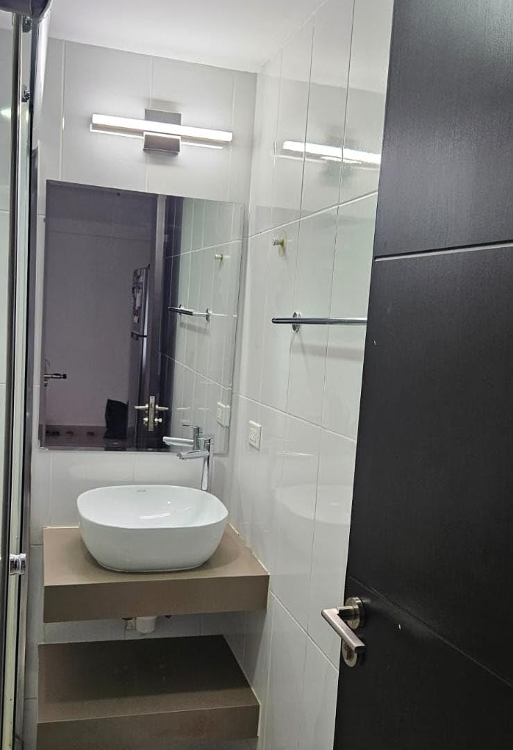 Modern Bathroom Light Fixtures Over Mirror Vanity Lighting, 16 Inch 9W Led Chrome Small Restroom Wall Lamps customer photo 1