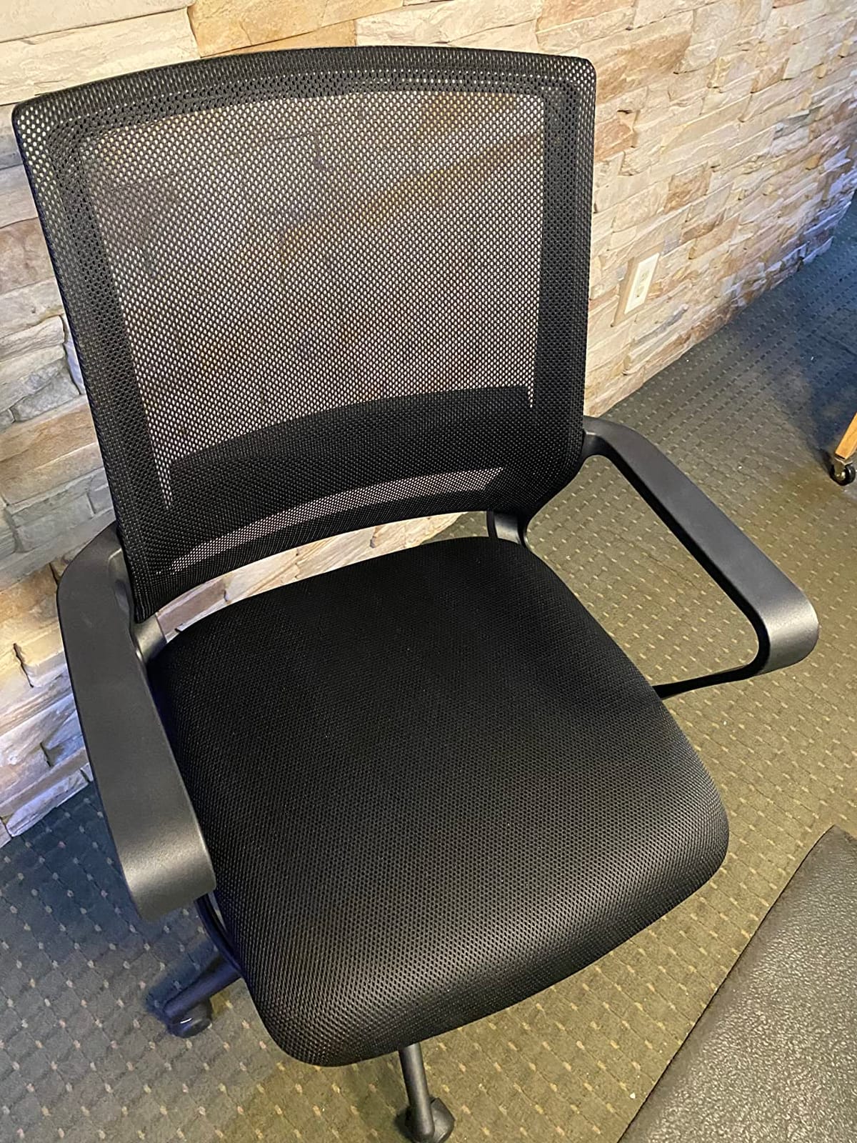 BestOffice | Tall Drafting Chair | Black | with Lumbar Support | Adjustable Seat Height & Footrest | Ergonomic Mesh Back, 360 Swivel & Rolling Wheels | For Home, Office, Workspaces customer photo 1