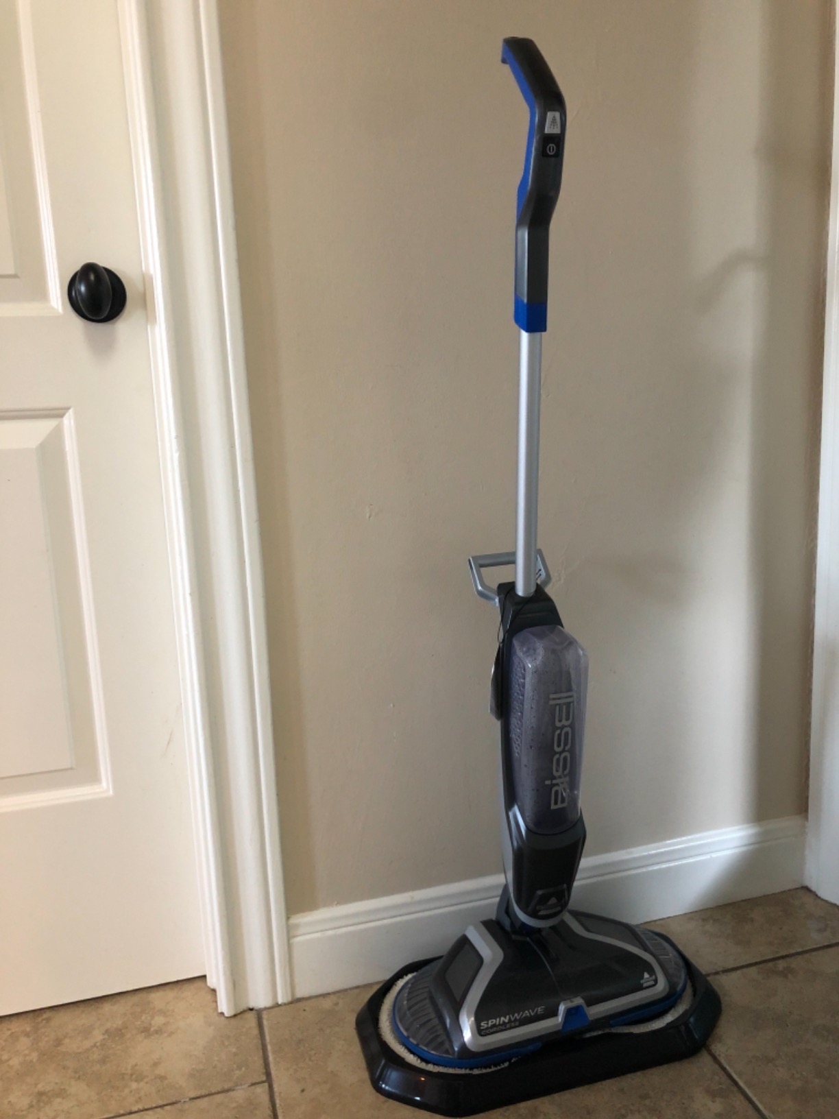 BISSELL Spinwave Cordless Hard Floor Expert Spin Mop Cleaner, 23159 | Washable reusable pads; cleaning formulas included; cordless multi-surface spin mop cleaning customer photo 1