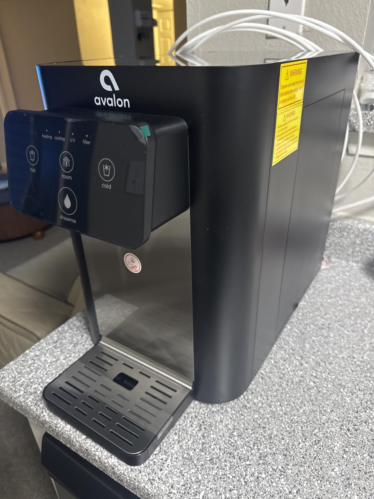 Avalon A9 Electric Touch Countertop Bottleless Cooler Water Dispenser-3 Temperatures (Black), 21 x 11 x 16 inches customer photo 2