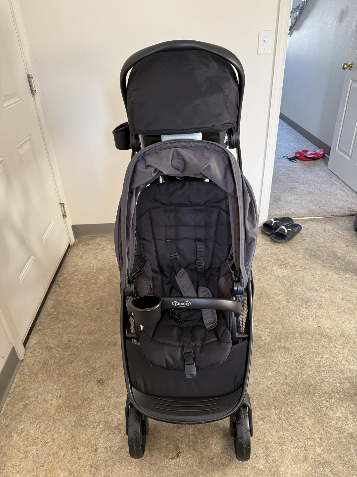Graco Ready2Grow 2.0 Double Stroller, Twin Baby Stroller Features Bench Seat and Standing Platform, Rafa customer photo 2