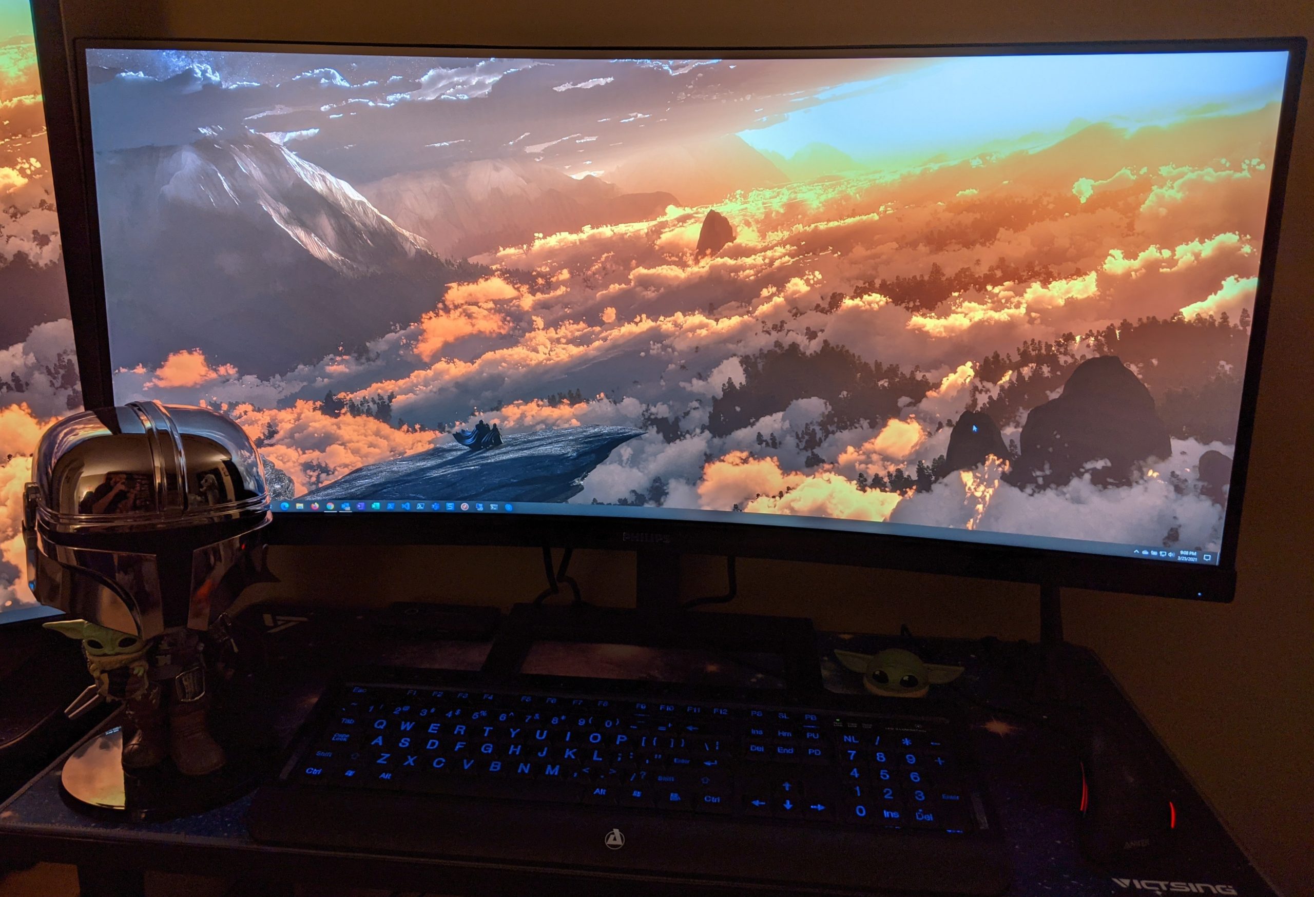 Philips 34 Inch Curved Computer Monitor UWQHD 100Hz USB-C PD VA, 346E2CUAE, 3440×1440, HDMI, DP, USB 3.2 Hub, Built-in Speakers, Height Adjust, Adaptive Sync, 4yr Advance Replacement Warranty customer photo 1