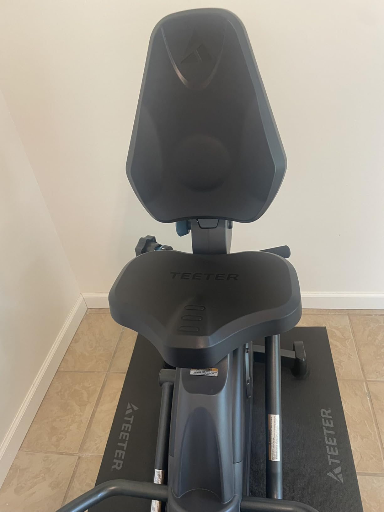 Teeter FreeStep Recumbent Cross Trainer Stepper, Zero-Impact Exercise Bike Alternative w/Patented Physical Therapy Stride, Up to 350lb, Free App w/Trainer Workouts customer photo 1
