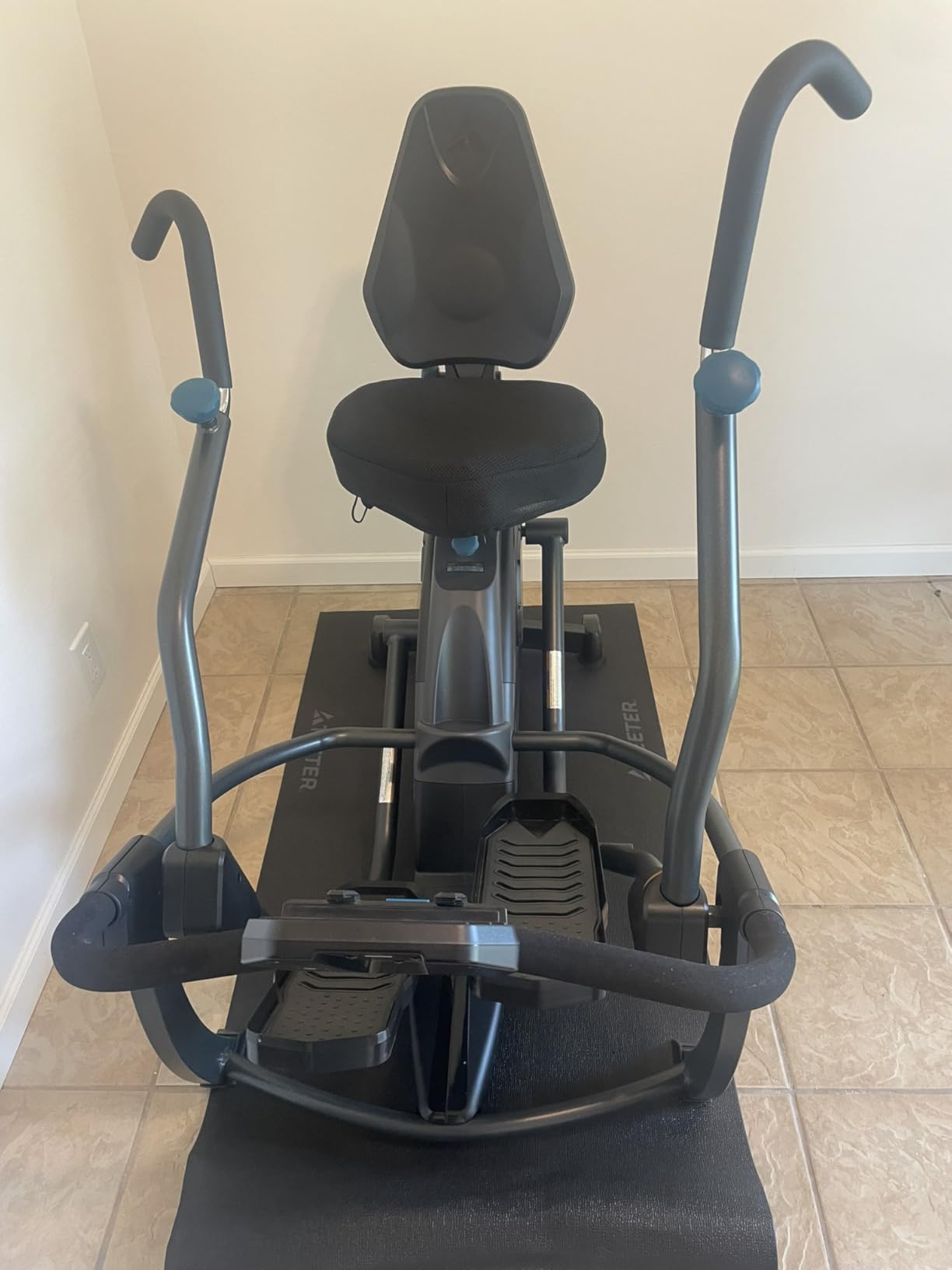 Teeter FreeStep Recumbent Cross Trainer Stepper, Zero-Impact Exercise Bike Alternative w/Patented Physical Therapy Stride, Up to 350lb, Free App w/Trainer Workouts customer photo 2
