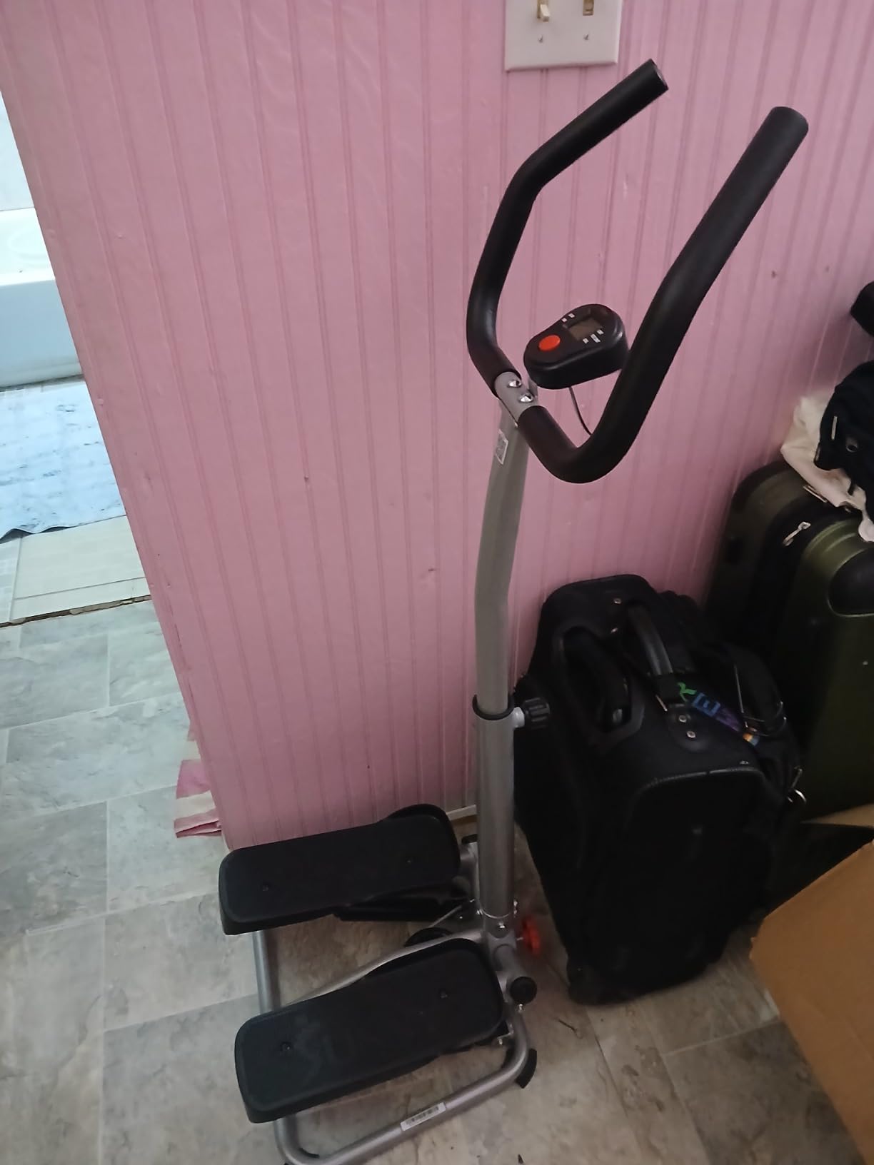 Sunny Health & Fitness Stair Stepper for Home, Smart Foldable Stair Climber customer photo 1