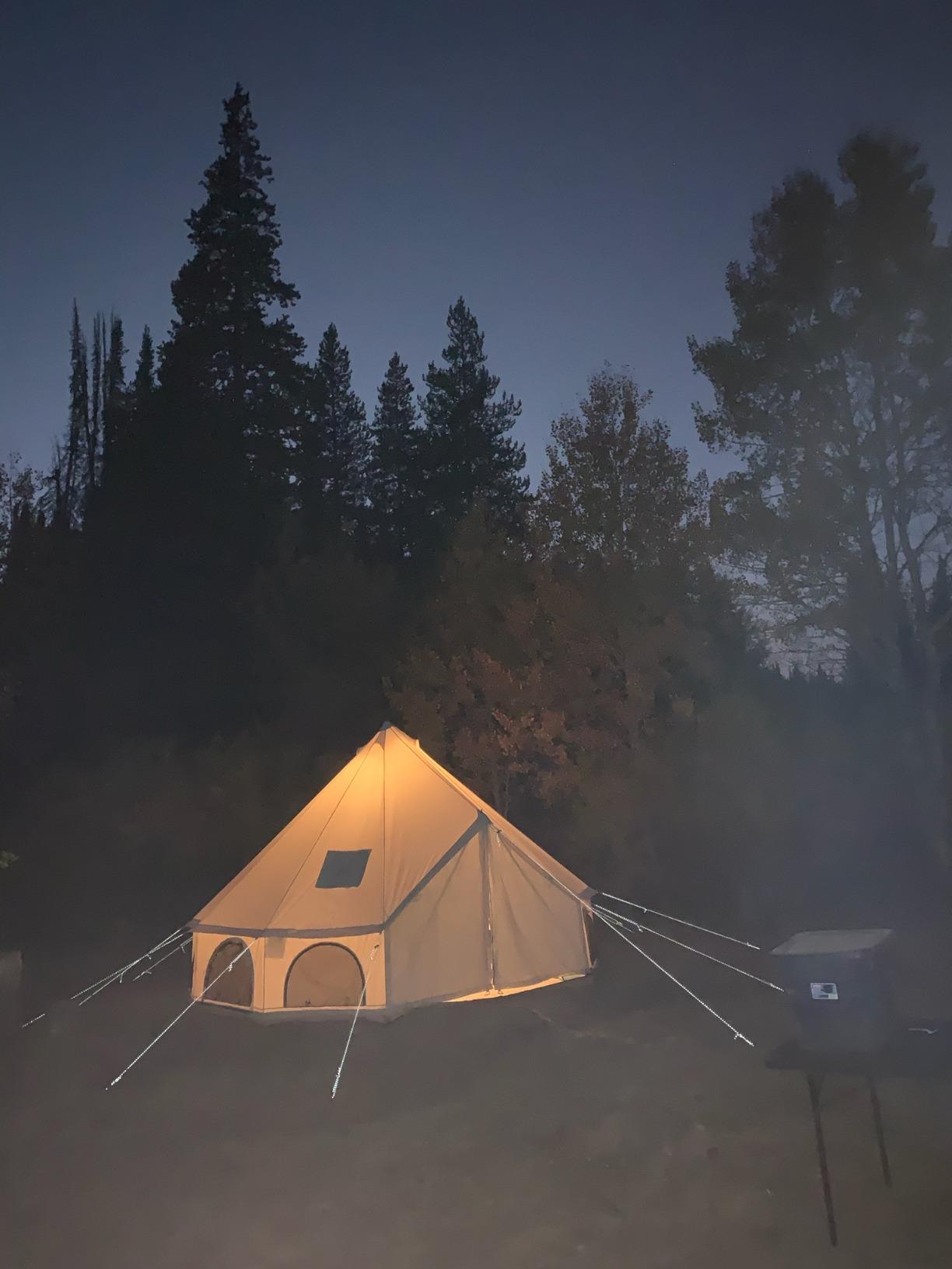 WHITEDUCK Avalon Canvas Bell Tent - Luxury All Season Tent for Camping & Glamping Made from Premium & Breathable 100% Cotton Canvas w/Stove Jack, Mesh customer photo 1