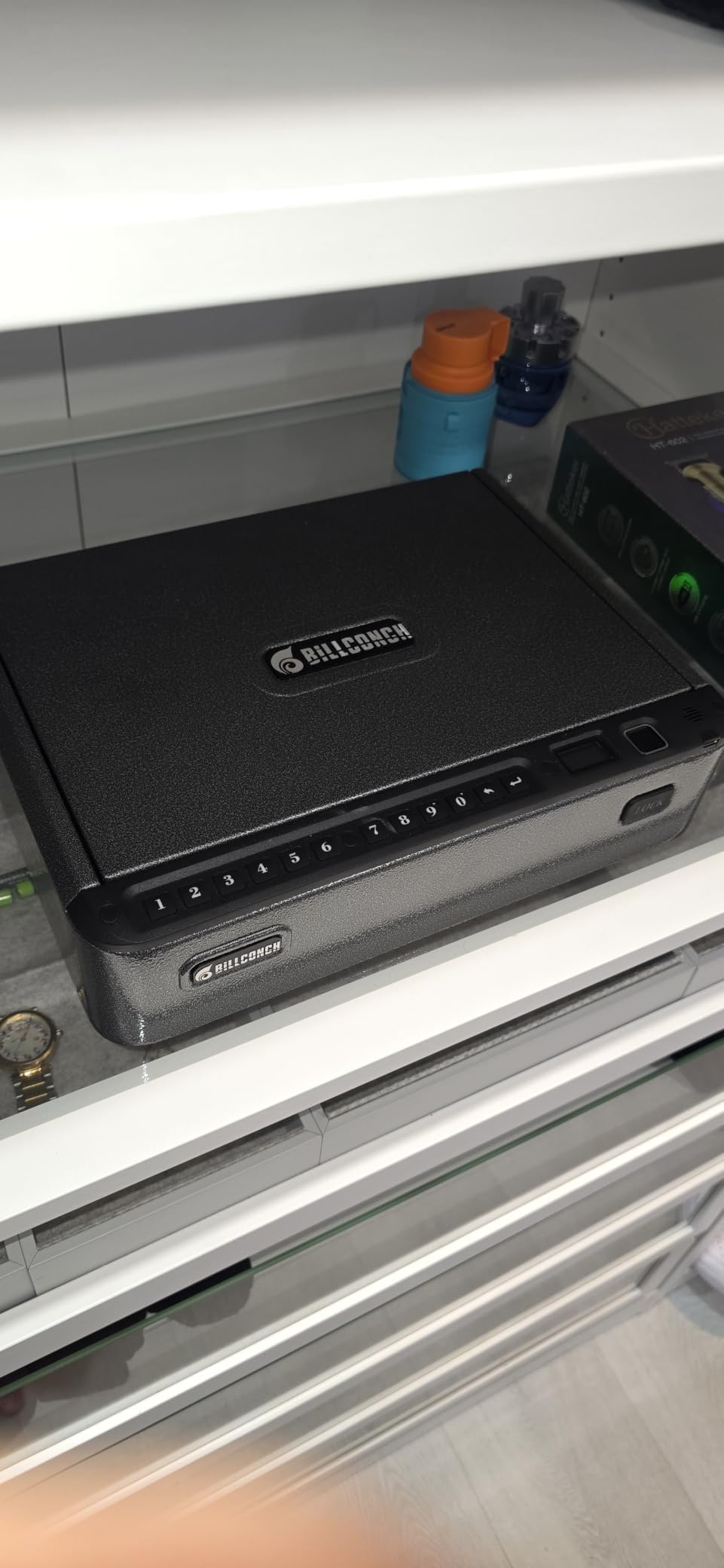 BILLCONCH Smart Gun Safe with Fingerprint, App, Keypad,LCD& Security Cable customer photo 1