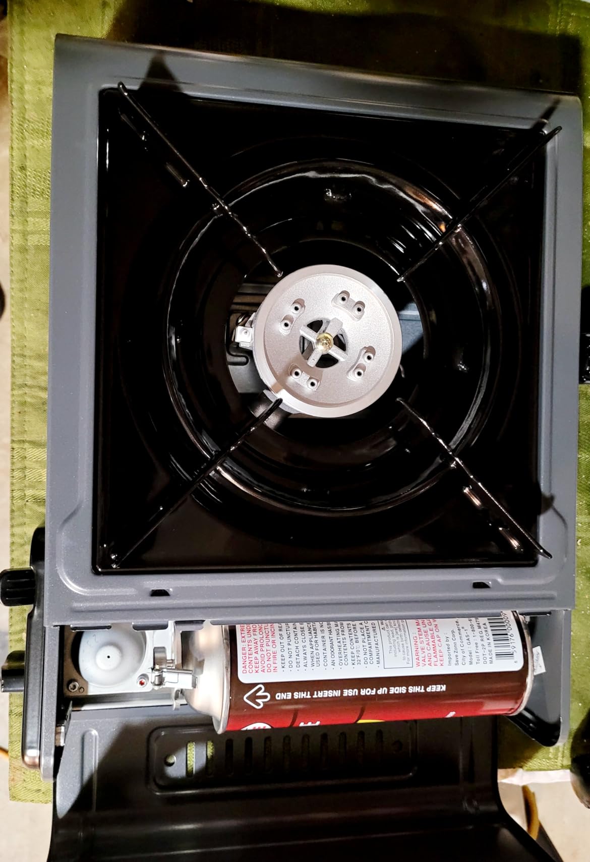 Gas One Portable Butane Camping Stove with Case: Automatic Ignition, Precise Heat Control - Camping & Tailgating and Outdoor Cooking customer photo 1