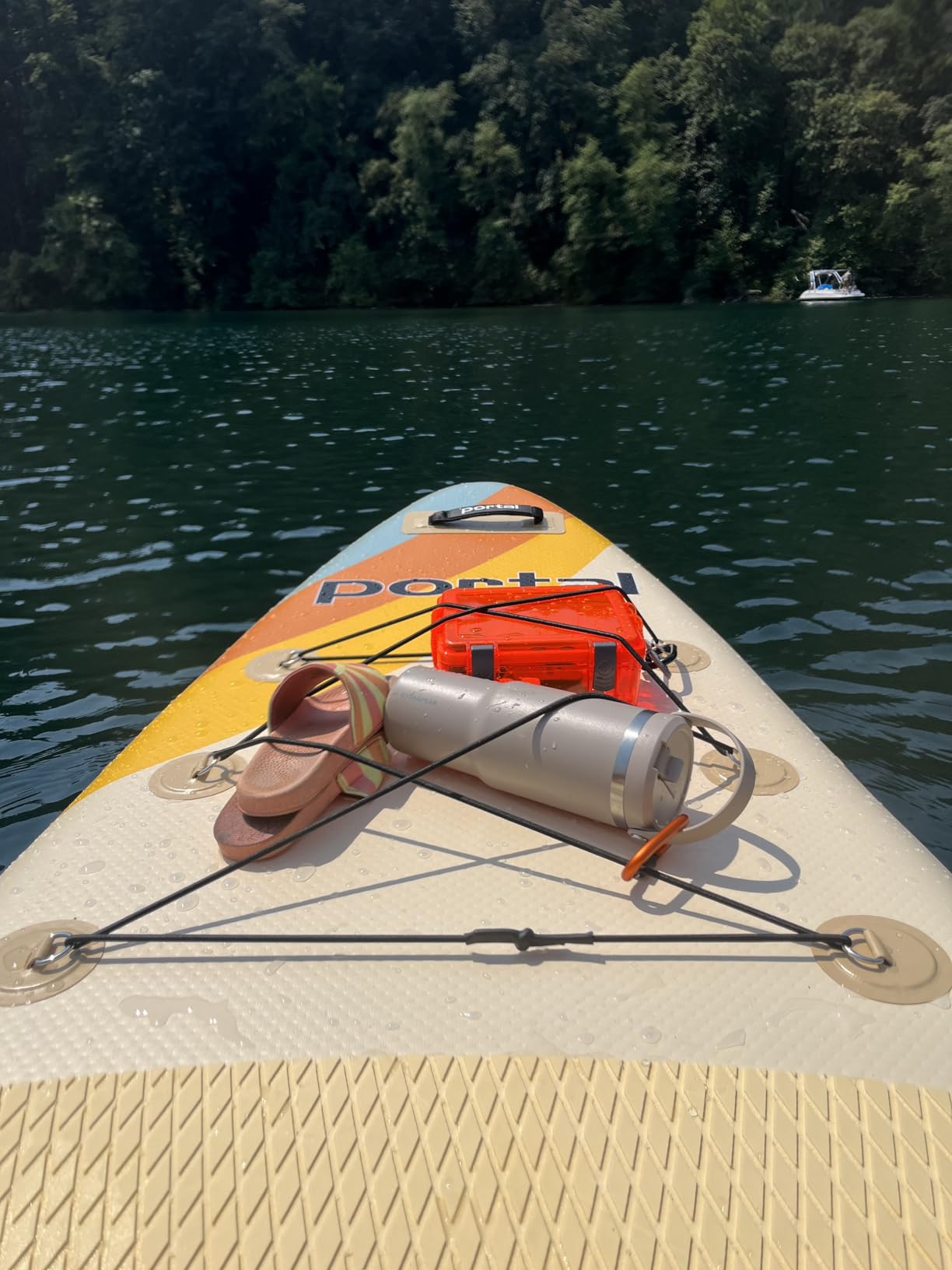 PORTAL SUP Inflatable Paddle Board for Adults 10'6'' Stand Up Paddleboard, Non-Slip Deck Blow up Paddle Boards with Adjustable Paddle, Carry Bag, and Repair Kit customer photo 2