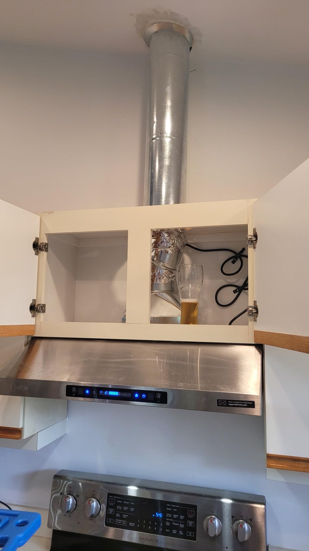 30 Inch Under Cabinet Range Hood with 1200 CFM, 3 Speed Gesture Sensing | Ducted Kitchen Vent Hood & Touch Control Panel, Stainless Steel Stove Vent Hood with 2 LED Lights customer photo 2