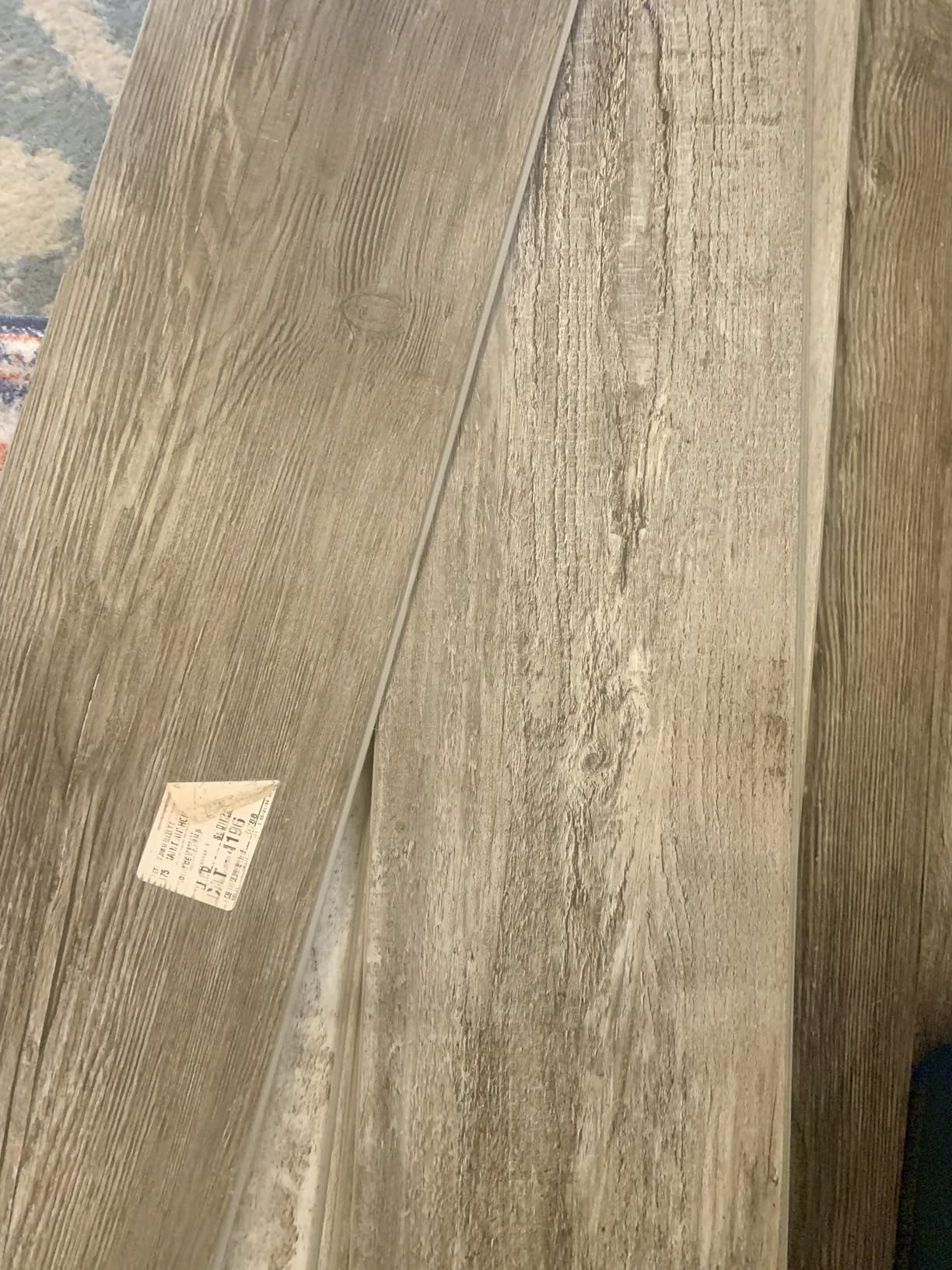 MSI McKenna 7 in. x 48 in. Luxury Vinyl Flooring, Rigid Core Planks, LVT Tile, Waterproof LVT, Wood Grain Finish, Digby Gray-Dark, 12 MIL Wear Layer, 5 mm Thick, 23.77 sq.ft/Case customer photo 2