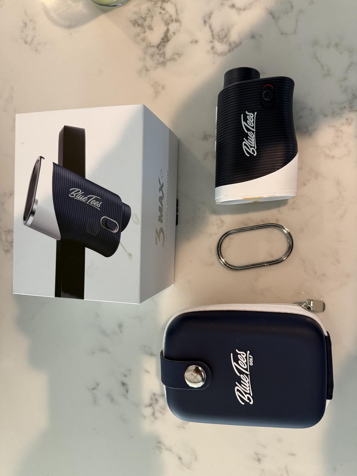 Blue Tees Golf Series 3 Max+ Golf Rangefinder with Slope Switch, 1000 Yards Range Finder, 6X Magnification Laser Rangefinder, Slope Measurement, Magnetic Strip, Flag Pole Locking with Pulse Vibration customer photo 2