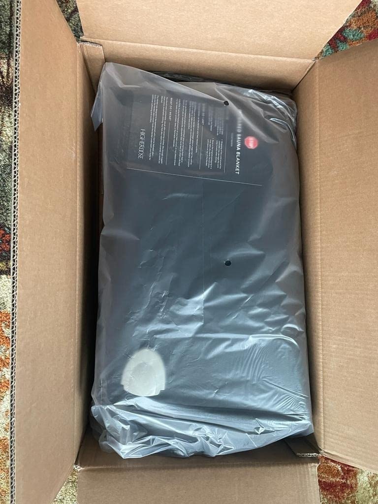 HigherDOSE Infrared Sauna Blanket with Low EMF and 9 Temp Levels - Portable Infrared Sauna for Home, Supports Full Body Detox, Muscle Recovery & Glowing Skin customer photo 1