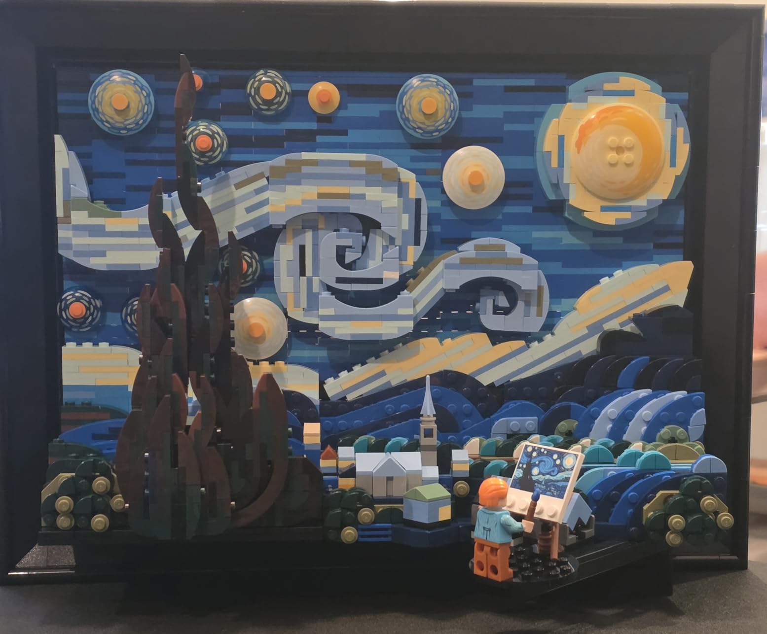 LEGO Ideas Vincent Van Gogh The Starry Night Building Set 21333 customer photo 2