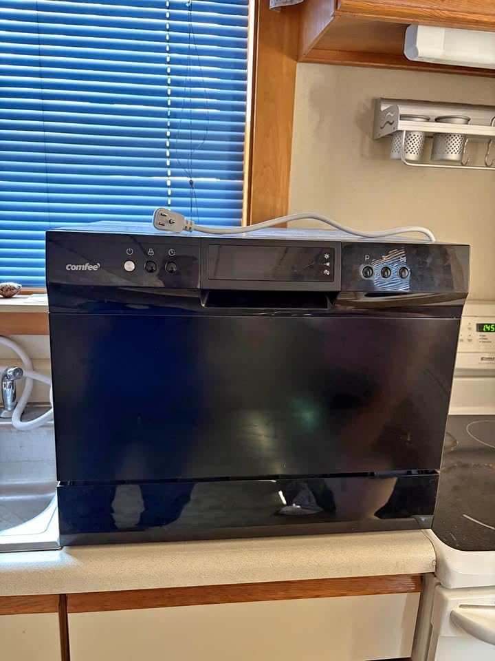 COMFEE' Countertop Dishwasher, Energy Star Portable Dishwasher, 6 Place Settings & 8 Washing Programs, Speed, Baby-Care, ECO & Glass, Dish Washer for Dorm, RV & Apartment customer photo 2