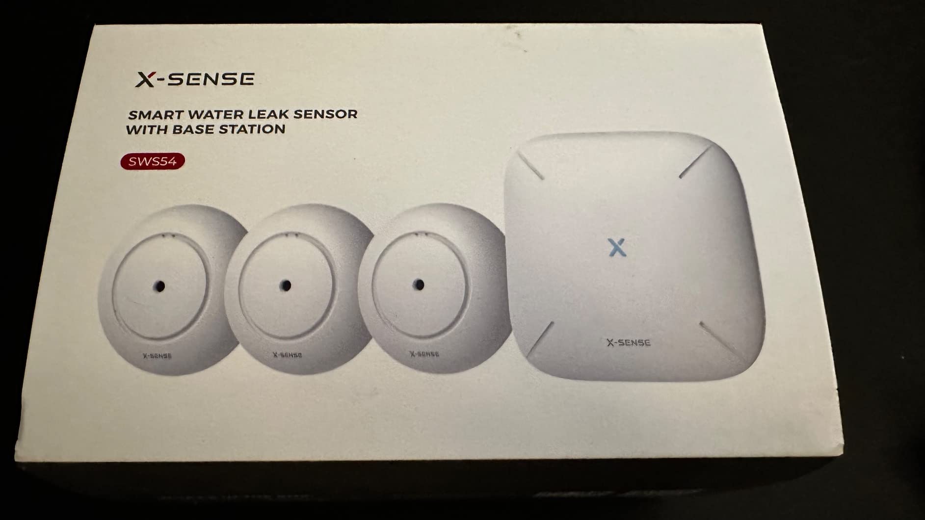 X-Sense Wi-Fi Water Leak Detector Kit, 120 dB, 3 Sensors + Base, SWS54 customer photo 1
