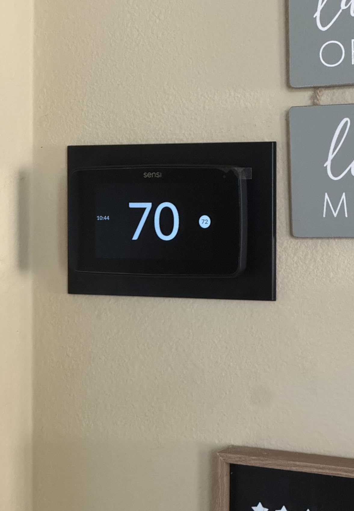 Sensi Touch 2 Smart Thermostat Wi-Fi, Alexa, Energy Star Certified, ST76 customer photo 2