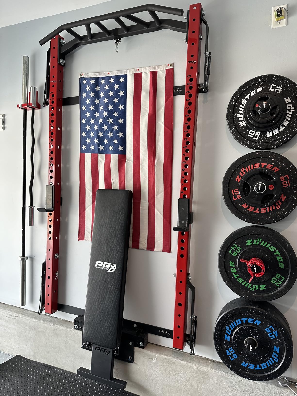 2-Inch Bumper Plate, Olympic Weight Plate HIGH BOUNCE | ODOR-FREE | NOISE-REDUCING | ABSORB IMPACT Bumper Weight Plate with Steel Insert Strength Training Weight Lifting Plate customer photo 1
