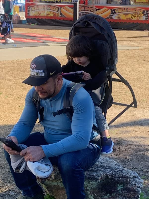 Chicco SmartSupport Hiking Baby Carrier, Lightweight Aluminum Backpack - UPF 50+ Canopy, 5-point Harness, Adjustable Seat, Kickstand customer photo 1