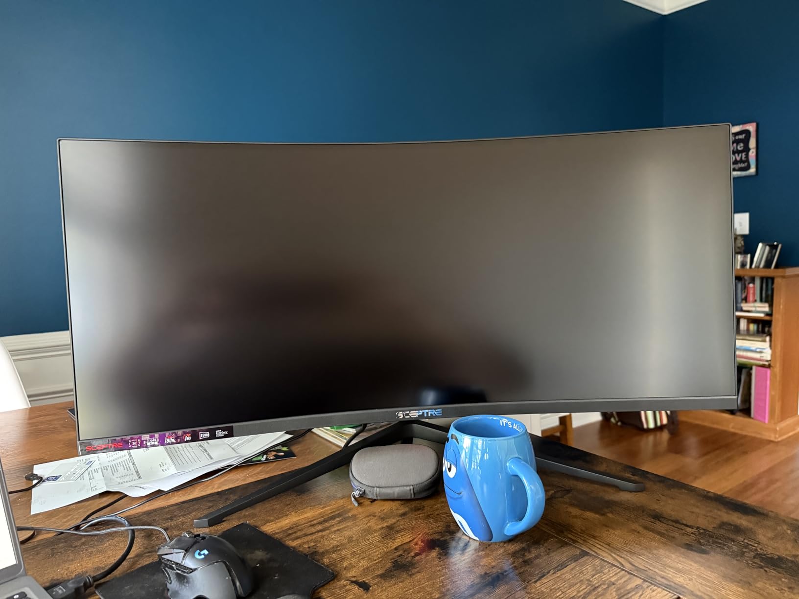 Sceptre 34-Inch Curved Ultrawide WQHD Monitor (3440 × 1440), R1500, up to 180Hz/165Hz, DisplayPort x2, 99% sRGB, 1ms, Built-in Speakers, Machine Black, 2025 (C345B-QUT168) customer photo 1