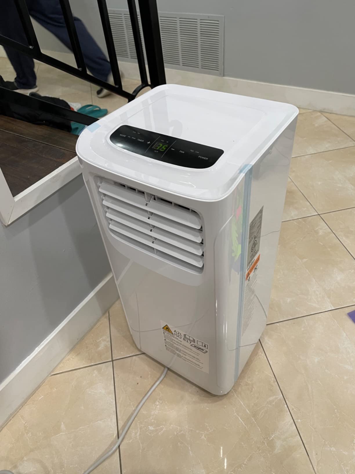 Aoxun 12000BTU Portable Air Conditioner with Heater, 5-in-1 Portable AC Unit with Cooling & Heating, Fan & Dehumidifier up to 520 sq.ft, 24H Timer, Remote Control and Window Kit Included, White customer photo 2