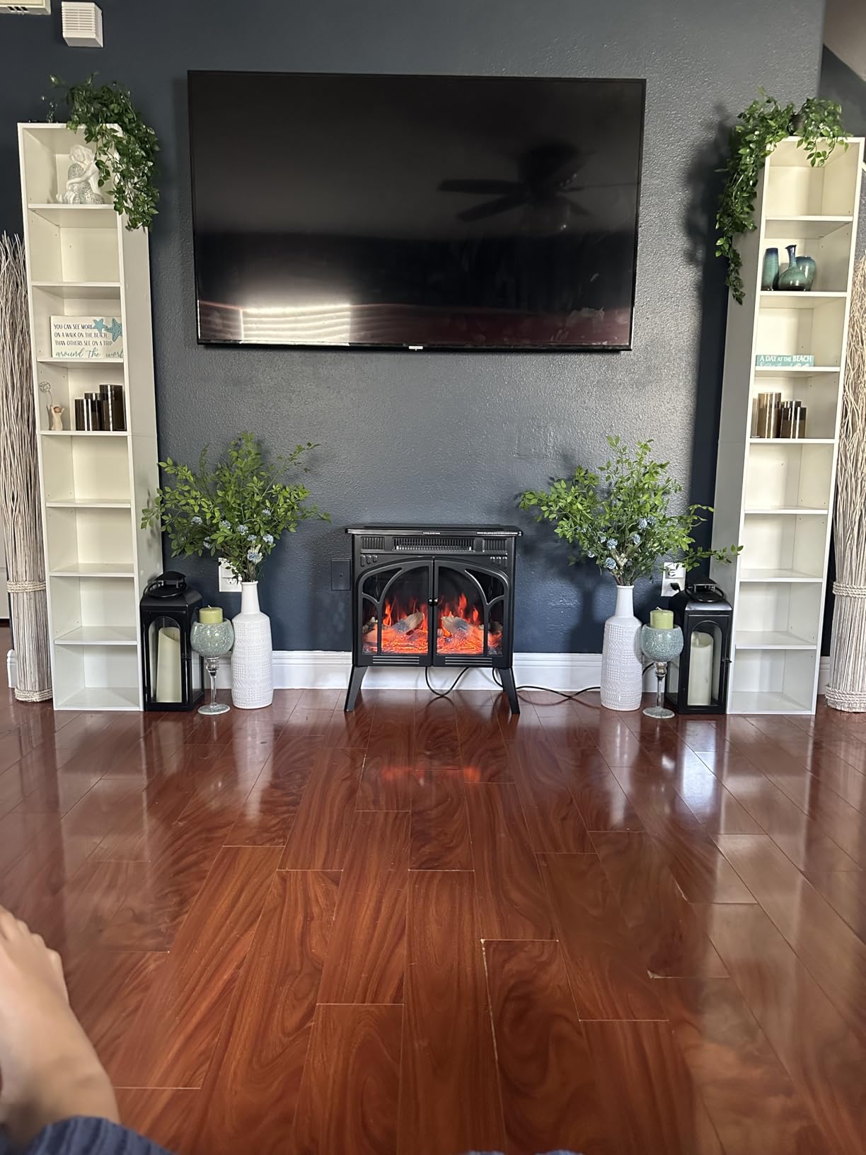 R.W.FLAME Electric Fireplace Heater 17