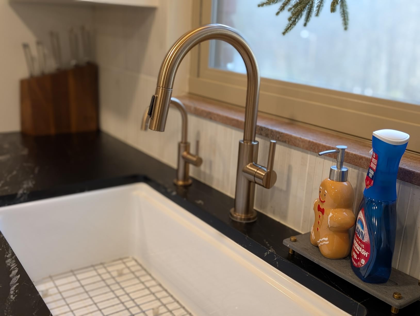 Miuara 32 x 19 Inch Undermount or Drop In Fireclay Kitchen Sink White - Large Single Bowl customer photo 1