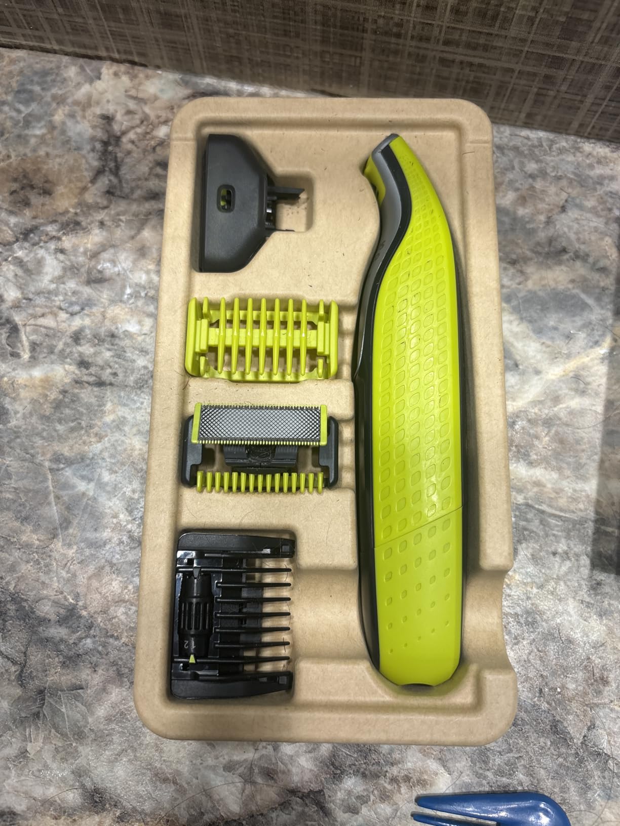 Philips Norelco OneBlade 360 Hybrid Face + Body Trimmer and Shaver | 360 Blade Technology, 100% Showerproof, Stainless Steel Blade Lasts up to 4 months, Body Kit, 60-Min Runtime, QP2834/70 customer photo 1