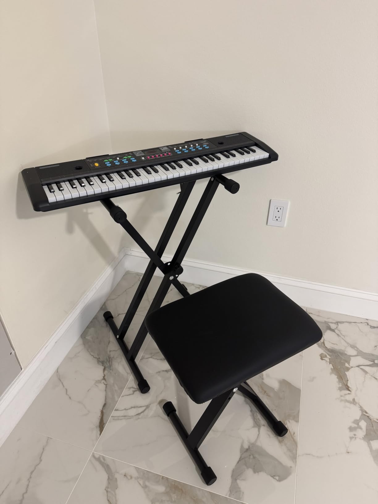 Keyboard Stand and Bench Set Heavy Duty Double-X Keyboard Stand customer photo 1