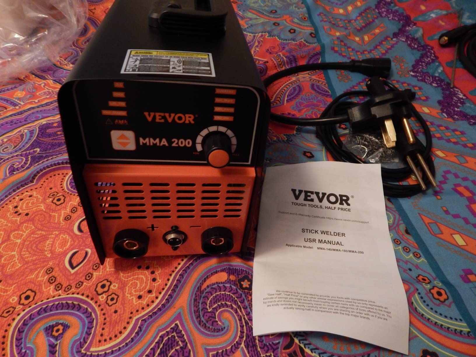 VEVOR Stick Welder, 200Amp 2 in 1 ARC/Lift Tig Welder Machine 110/220V with Hot Start Arc Force Anti-Stick customer photo 2