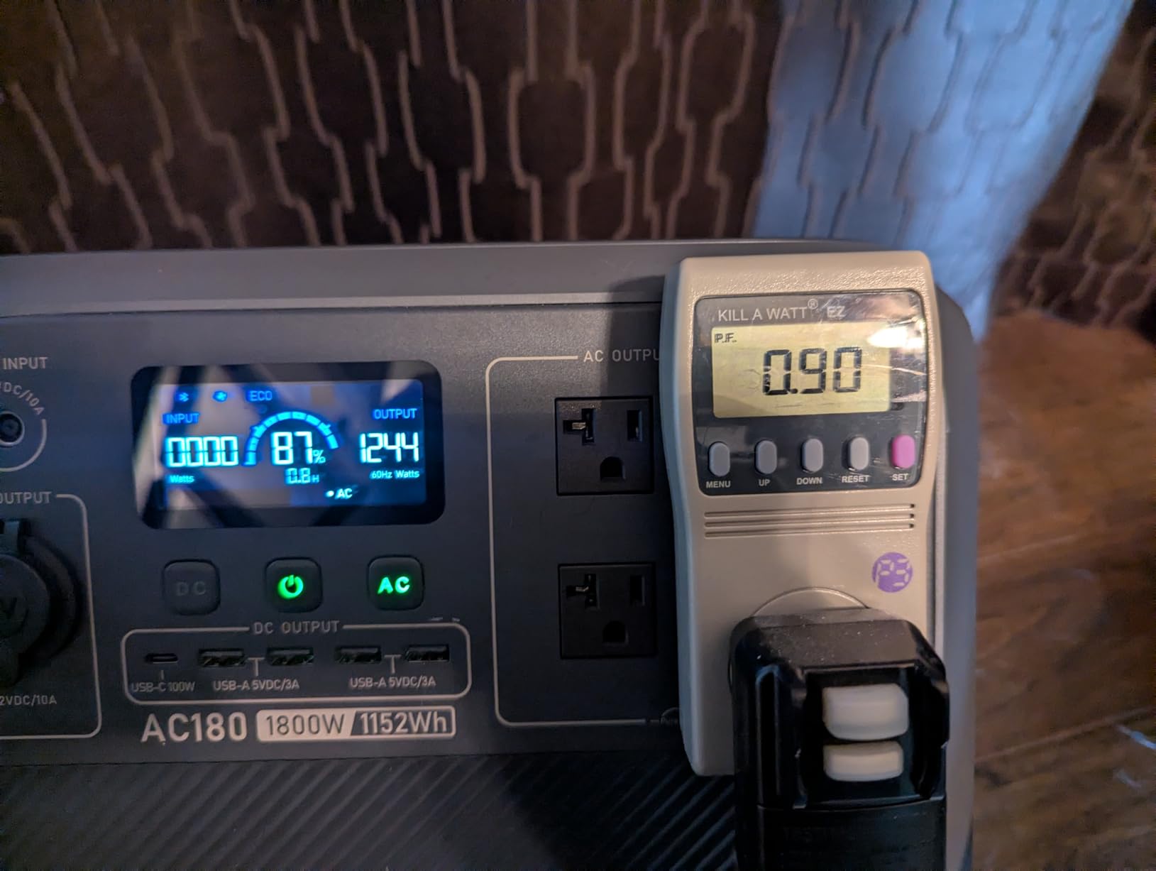 BLUETTI Portable Power Station AC180, 1152Wh LiFePO4 Battery Backup w/ 2 1800W (2700W peak) AC Outlets, 0-80% in 45Min, Solar Generator for Camping, Off-grid, Power Outage customer photo 1