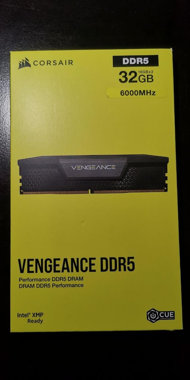 CORSAIR Vengeance DDR5 RAM 32GB (2x16GB) 6000MHz CL30-36-36-76 1.40V Intel XMP Desktop Computer Memory - Black (CMK32GX5M2B6000C30) customer photo 2