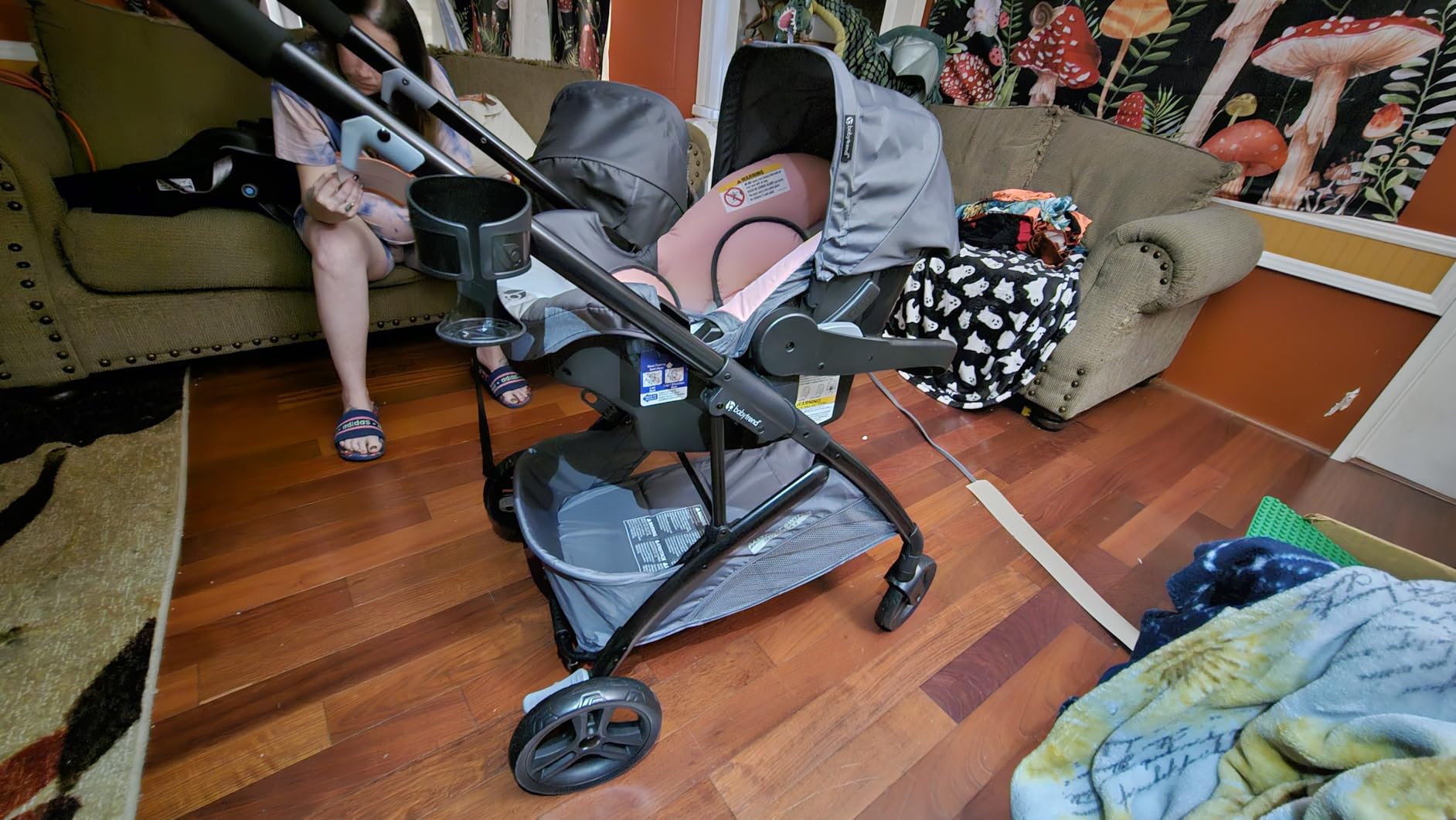Baby Trend Passport Switch 6-in-1 Modular Stroller Travel System with EZ-Lift Plus Infant Car Seat, Dash Black customer photo 1