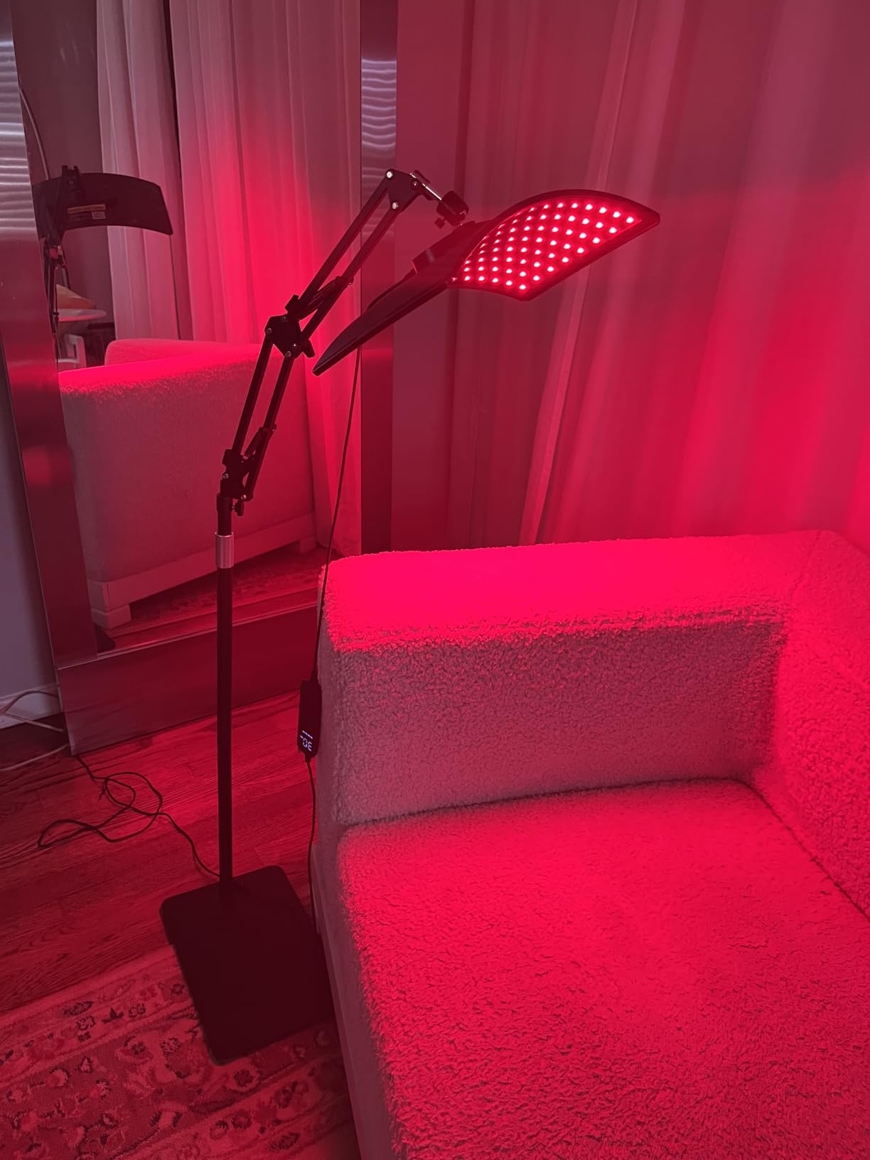 Viconor Red Light Therapy for Face and Body, Red Infrared Light Therapy Lamp with Stand Led 660nm & 850nm Infrared Light Device for Body customer photo 2