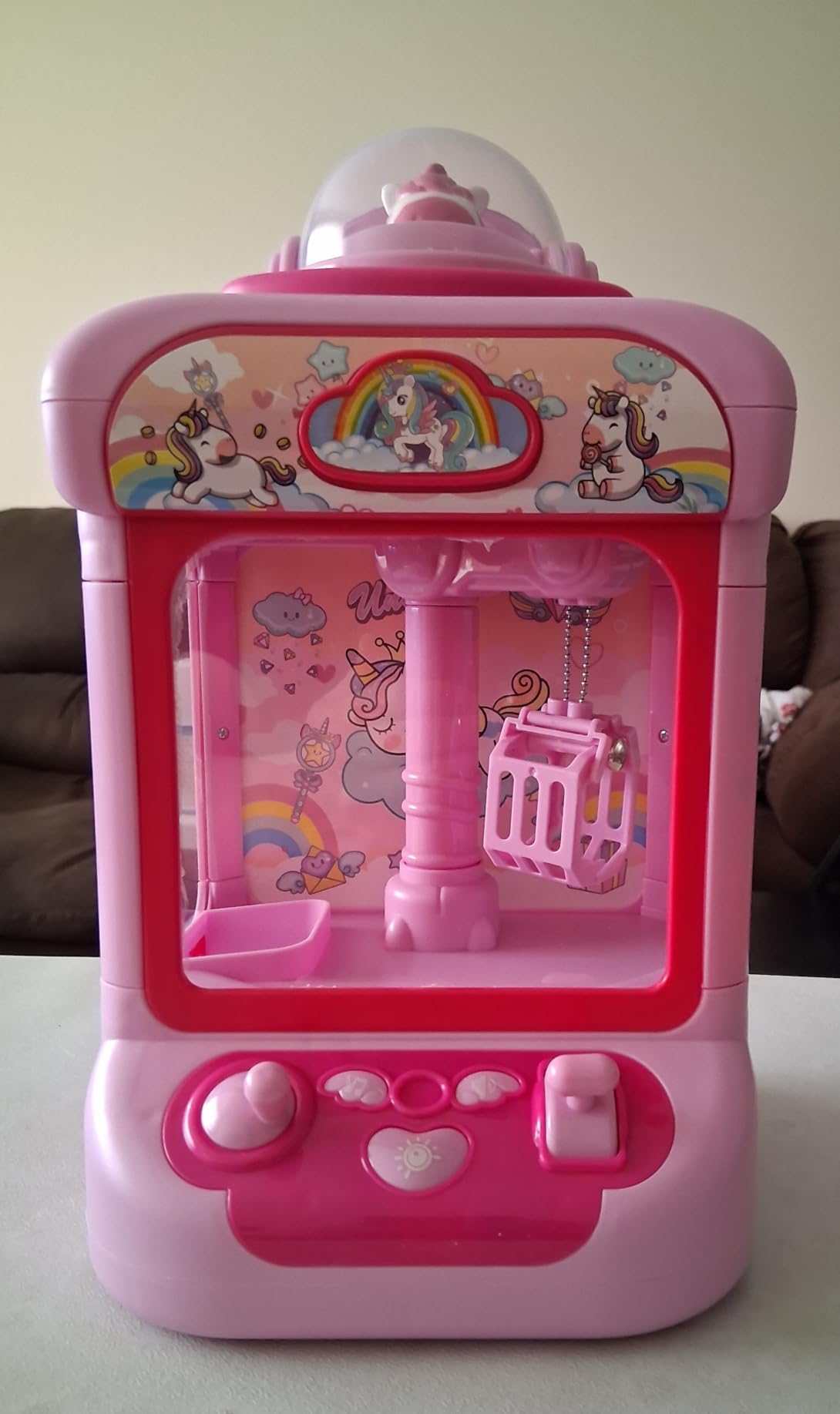 Marlrin Claw Machine for Kids, Mini Vending Machine Girls Unicorn Toys customer photo 1