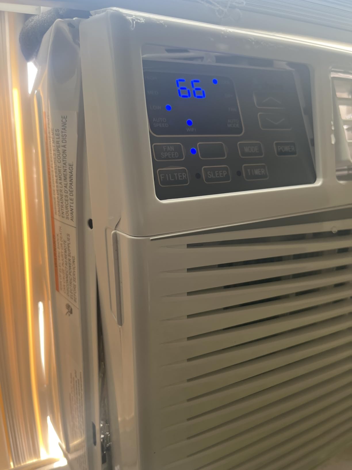 WiFi Enabled 12,000 BTU Window Air Conditioner, Smart Window AC Unit with Remote, Energy Saving, Easy Install Kit, Cools up to 550 Square Feet customer photo 2