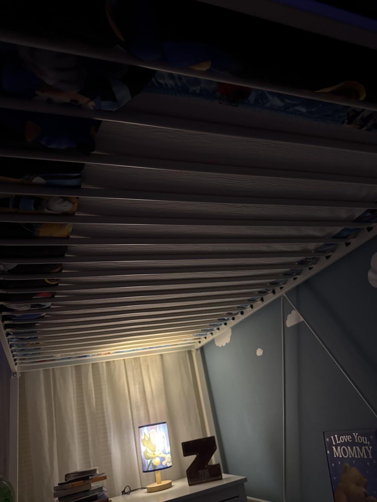 ikalido Metal Loft Bed Twin Size with Safety Guardrail & Ladder, Cream White | No Box Spring Needed Space Saving Bedroom Furniture customer photo 1