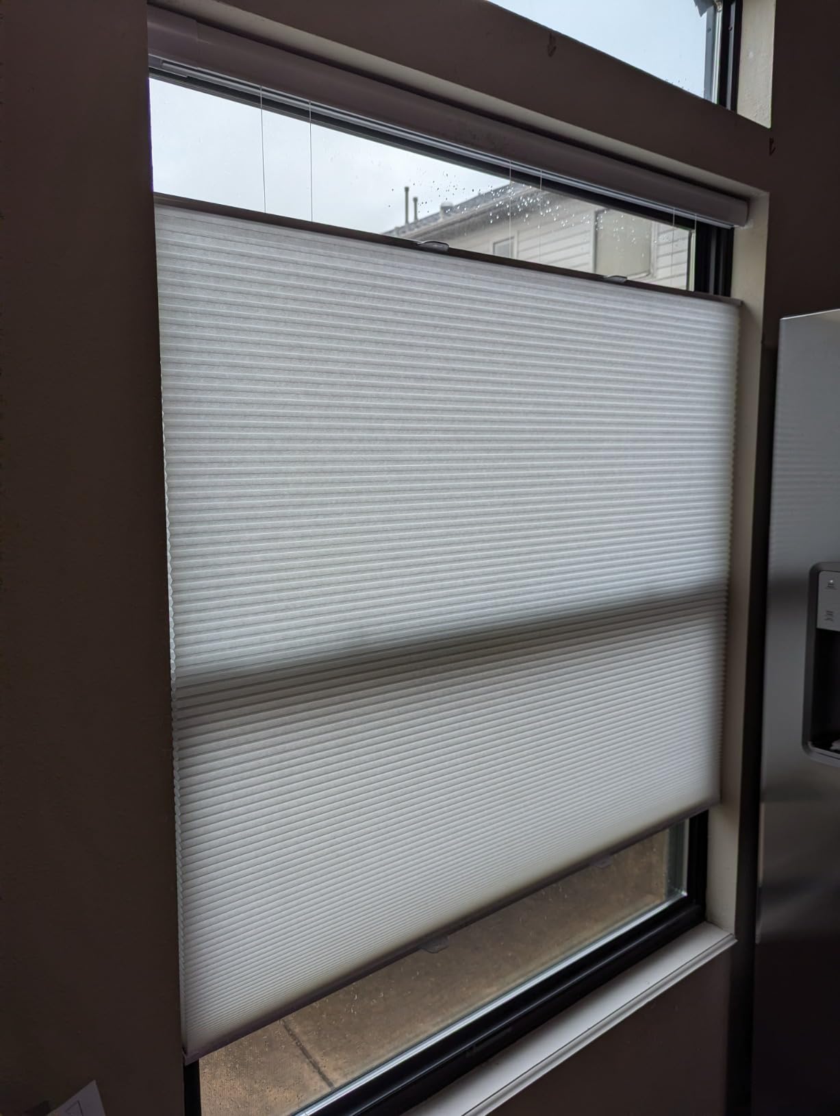 Tonature No Tools No Drill Top Down Bottom Up Cellular Shades for Windows, 1