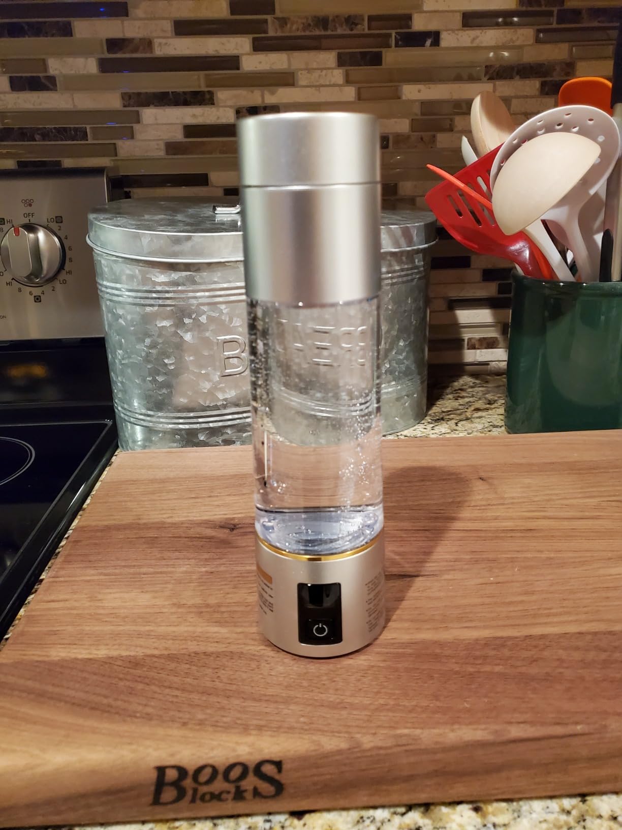 PUREPEBRIX Hydrogen Water Bottle Generator | IHSA Certified 7560 PPB | Molecular Hydrogen | 10 OZ | 12-Hour Hydrogen Retention | Luxury Wellness Gift | SPE/PEM Hydrogen Water (Grey) customer photo 2