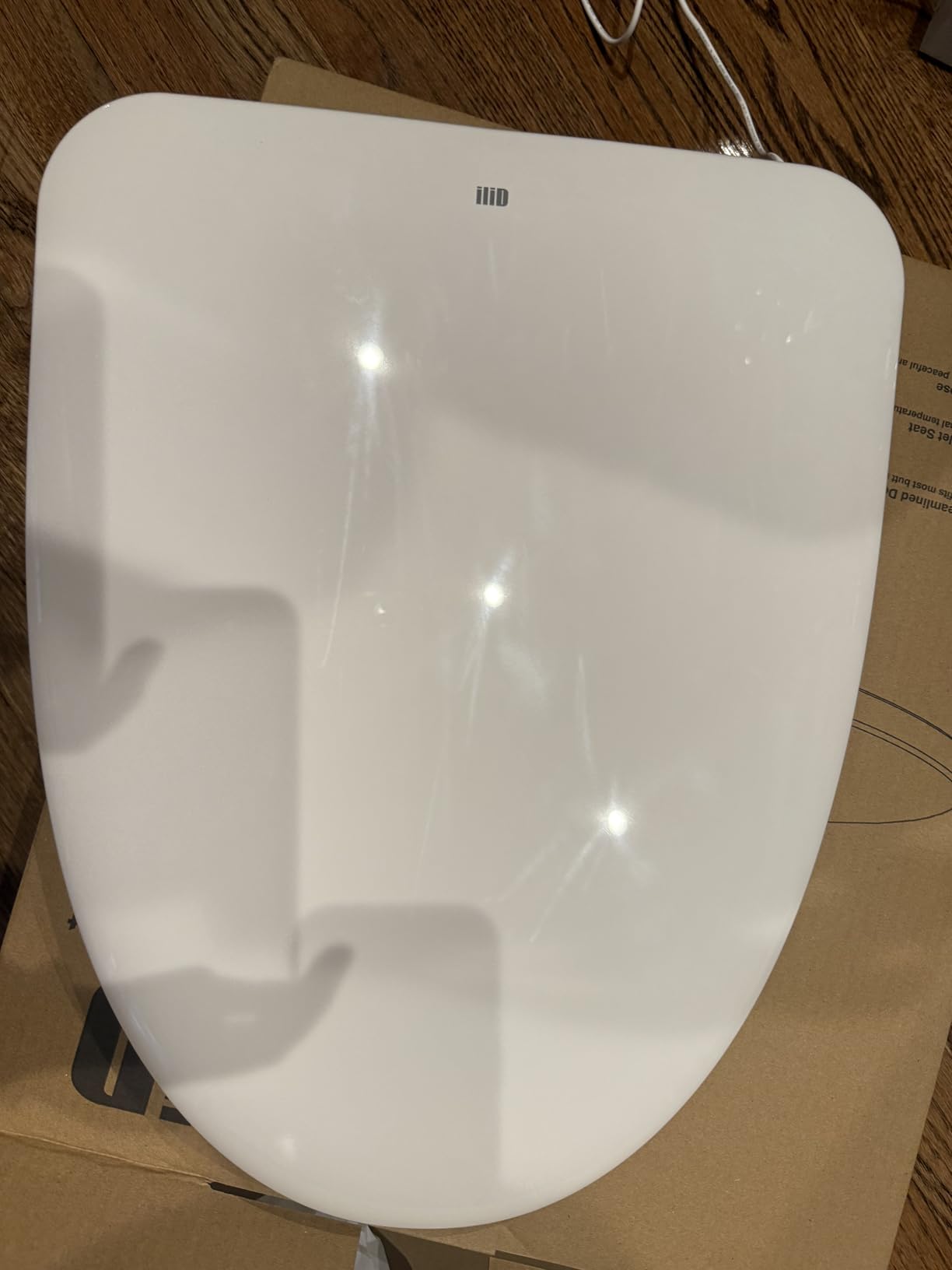 iliD Heated Toilet Seat with Night Light, Electric, 3-Level Temp, Elongated, Soft Close, IPX4 Waterproof customer photo 1