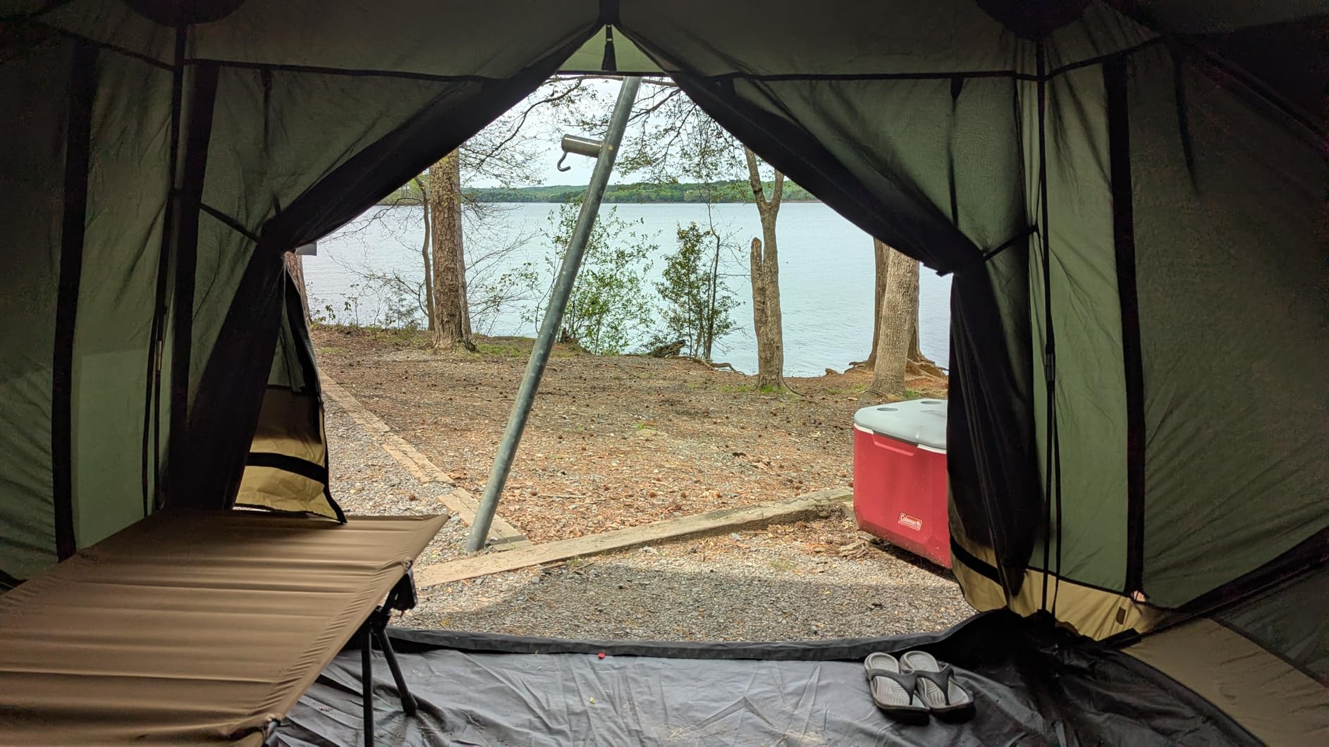 ONETIGRIS SUPRANUBIS Camping Cot, Height Adjustable with Cot Leg Extenders, Strong Support 330lbs, Lightweight Comfortable Folding Bed for Camping, Hiking, Travel, Truck, Beach, Office Nap customer photo 2