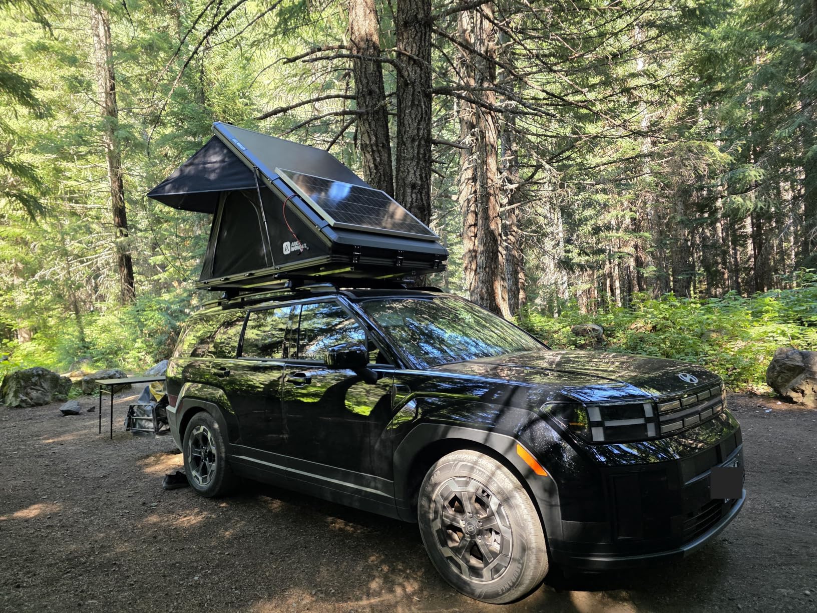 Rooftop Tent Hard Shell with Solar Panel - ARCTWONDER customer photo 2