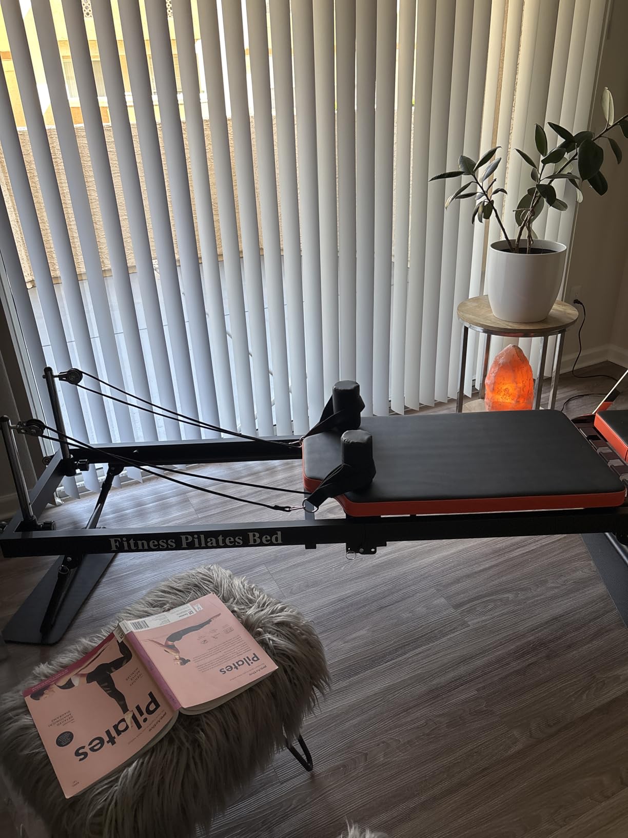 Pilates Reformer, Dpiolrcag Foldable Pilates Machine & Equipment for Home Use and Gym Workout, Suitable for Advanced and Beginners Users, Up to 250 lbs Weight Capacity customer photo 1