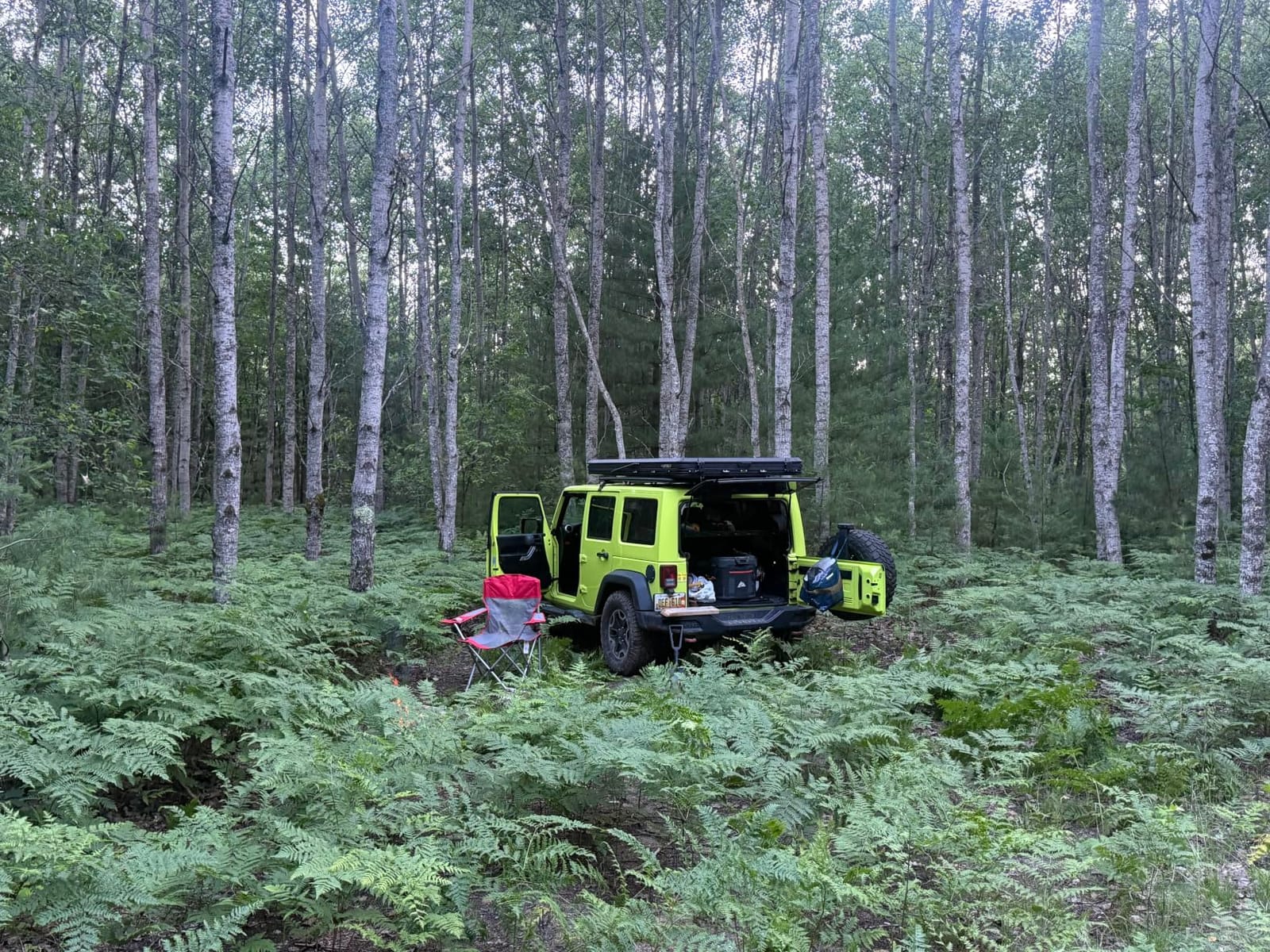 WildFinder Rooftop Tent, Hard Shell Roof Top Tent for Jeep SUV Truck Van | Aluminum Pop Up Roof Tent with LED Light Strip, Camping Car Roof Tent for 2-3 Person, Hardshell Rooftop Tent customer photo 1