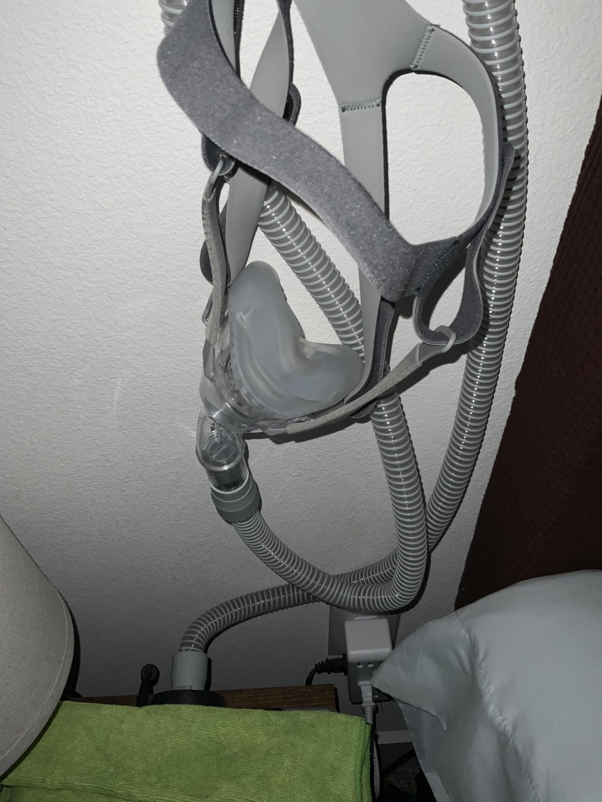 Full Face CPAP Mask, Full Cover Replacement Kit, Comfort Series Nasal CPAP MASK, Cpap Masks Includes Headgear, Cushion, Frame and Elbow (L) customer photo 1