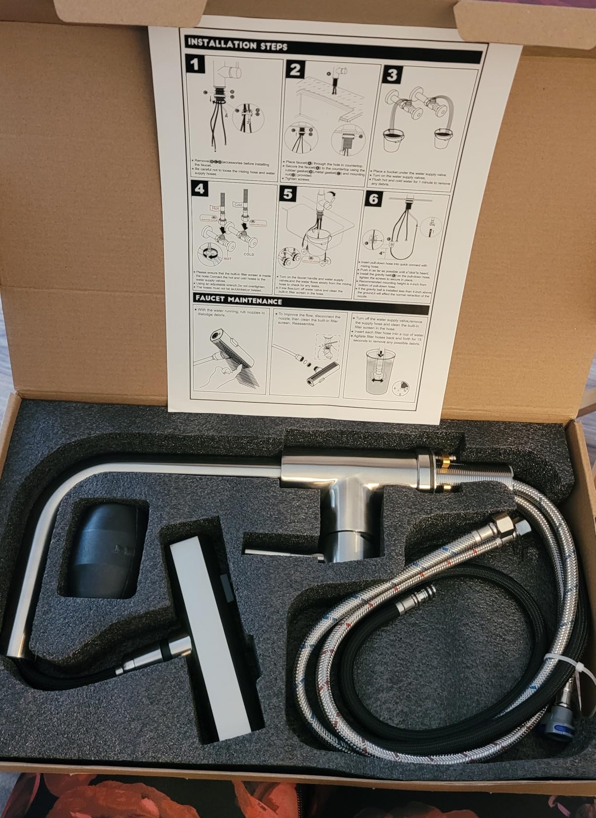 GIMILI Touchless Kitchen Faucet with Pull Down Sprayer, 15