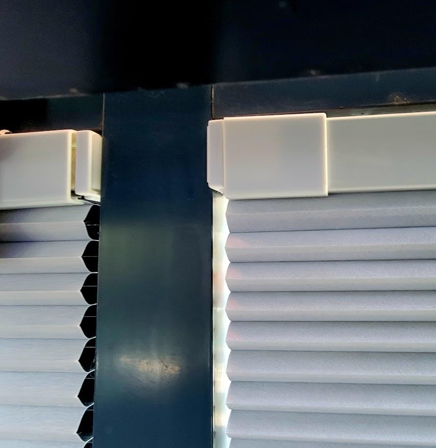 No Drill No Tools Blackout Cellular Shades Easy to Install for Indoor Windows Cordless Honeycomb Blinds Thermal Insulated Noise Reduction,White,Custom Size customer photo 2
