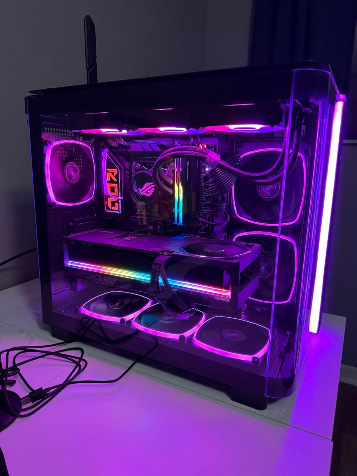 ASUS ROG Strix Z890-E Gaming WiFi Intel Z890 LGA 1851 ATX Motherboard, Advanced AI PC-Ready, 18+2+1+2 Stages, DDR5, WiFi 7, 7X M.2, Thunderbolt 4 customer photo 2