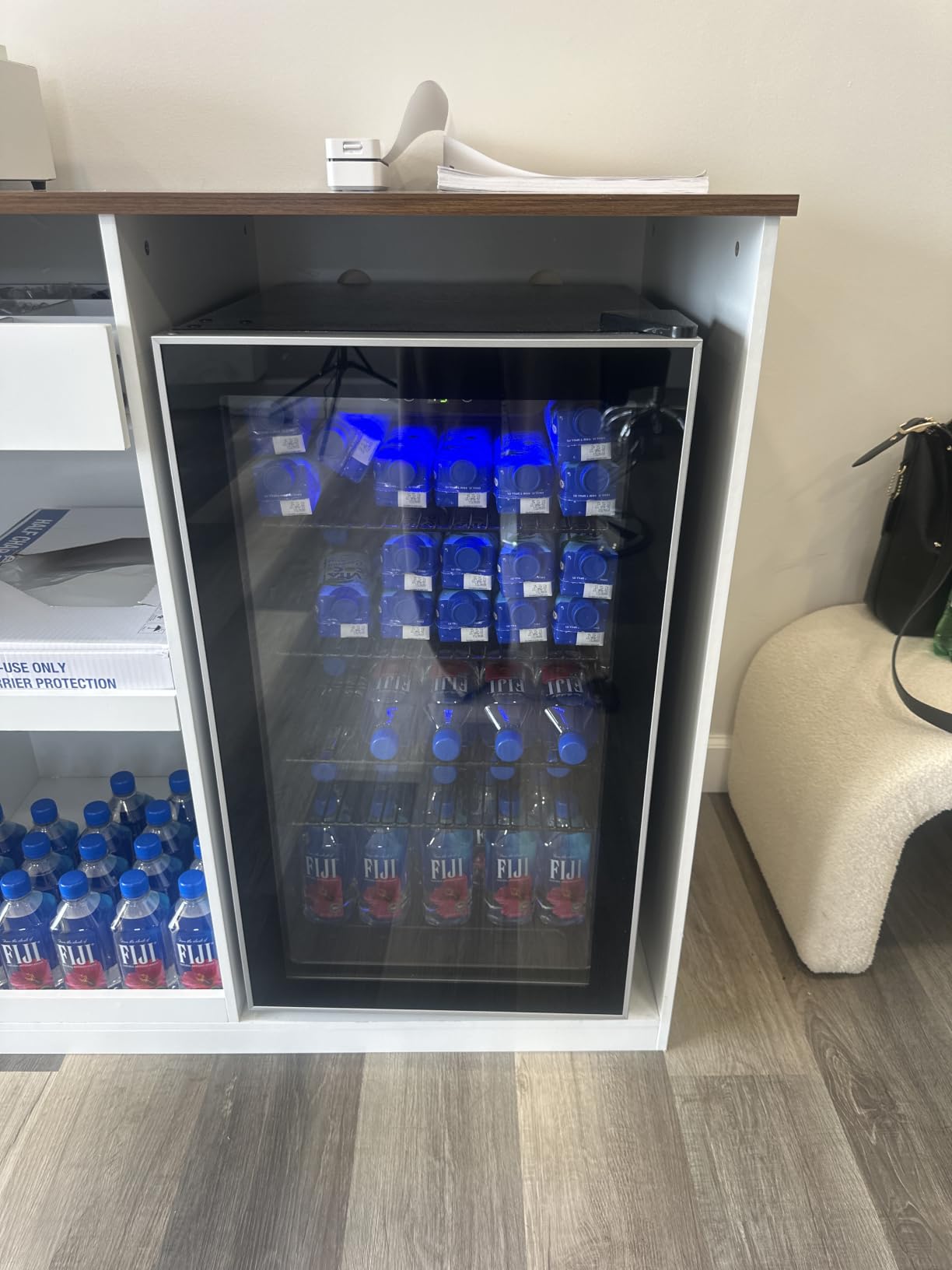 Electactic Mini Fridge 130 Can Beverage Refrigerator Cooler, 3.2 Cu.Ft Drink Fridge for Soda Wine Beer, Digital Temperature Control Cooler for Home, Dorm, Bar customer photo 1